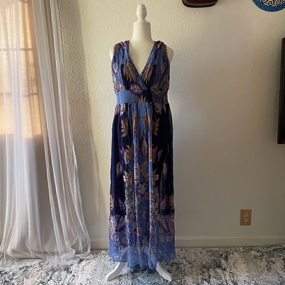 Soft surroundings floral dress size small - Picture 9 of 13